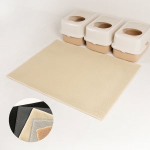 네네린도 고양이 모래매트 130x100cm 특대형 화장실 사막화 방지 포켓형