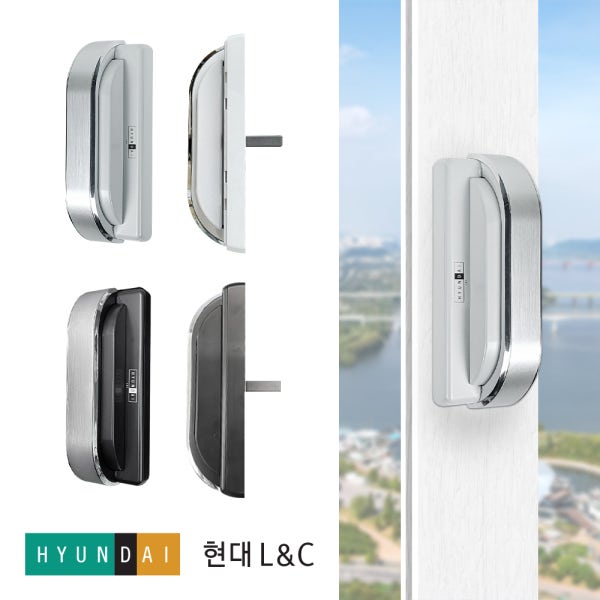 한화 L&C 엘앤씨 오토락 샷시손잡이 현대1 라피네 그립핸들 좌핸들 창호 창문 샤시 자동