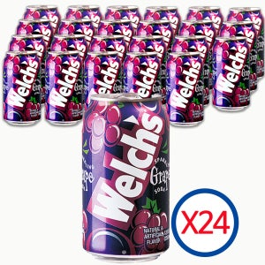 농심 웰치스 포도맛 355ml 24개 /그레이프맛