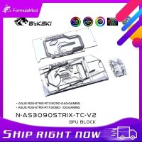 수냉쿨러 ASUS ROG STRIX RTX 3090 3080 게임용 액티브 수로 백플레인 쿨러가있는 Bykski GPU 블록, N-AS3090STRIX-TC-V2