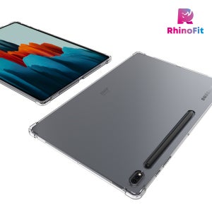 라이노 핏 (갤럭시탭 S7+/S7 FE/S8+) TPU 클리어 완전 투명 젤리 케이스