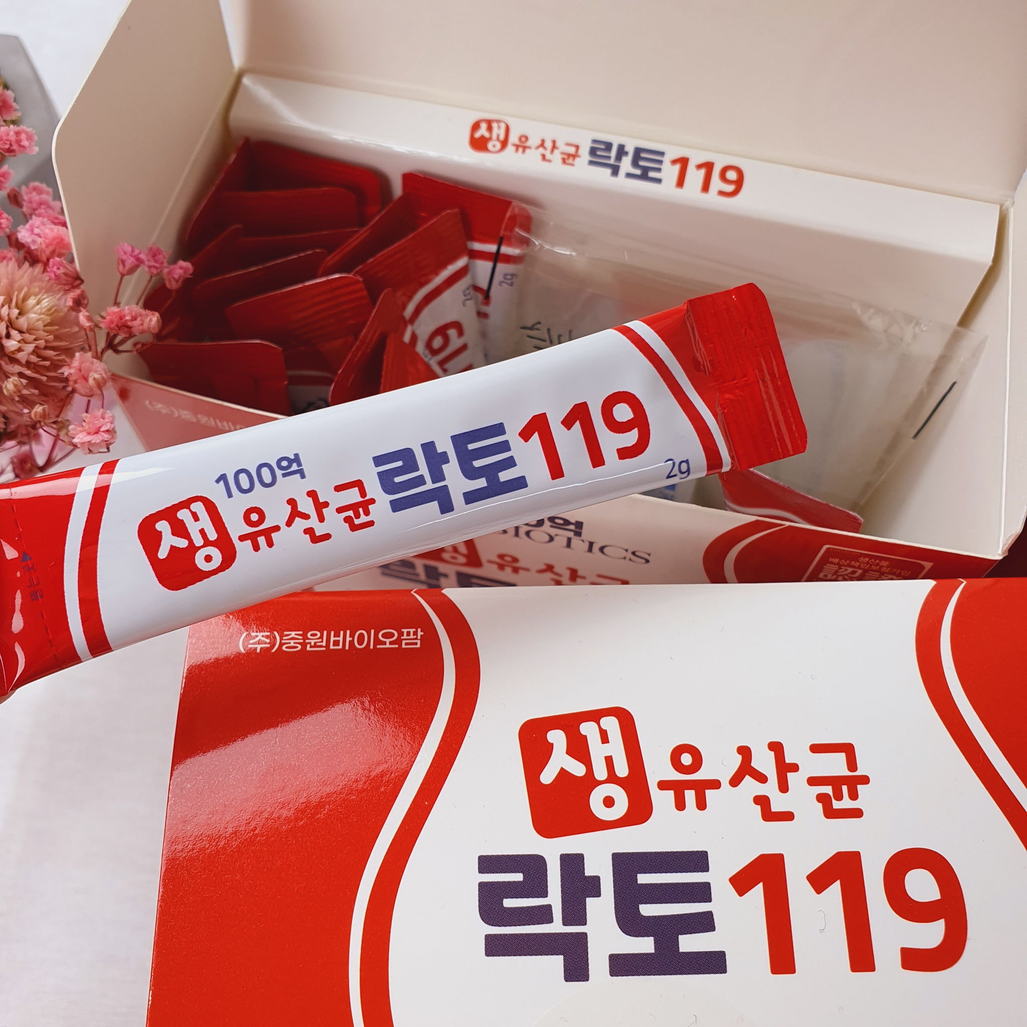 [BEST] 100억 <b>생유산균</b> <b>락토</b>119 포스트바이오틱스 2g X 30포 (3개월분)