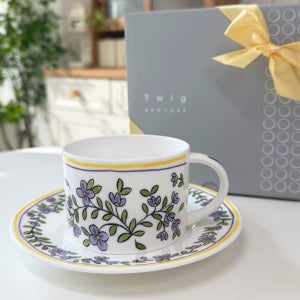 트위그뉴욕 커피잔 세트 찻잔 포겟미낫