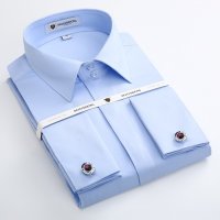 남자 정장 와이셔츠 남성 턱시도 드레스 셔츠 mens French cuff dress