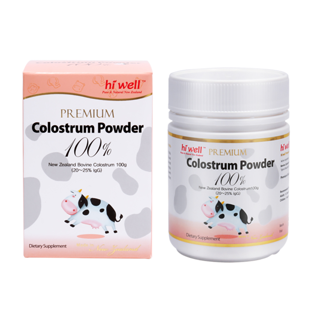 뉴질랜드 하이웰 프리미엄 100% <b>콜로스트럼 파우더</b> 100g