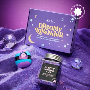 LEPS 렙스 배쓰밤 입욕제 배쓰솔트 구성 리뉴얼 드리미 라벤더 선물세트