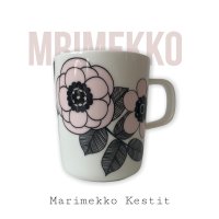 마리메꼬 케스티드 라이트 핑크 머그잔 250ml Marimekko Kestit Light Pink Mug