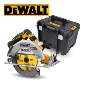 디월트 DCS573NT 20V 60V 충전 원형톱 + 케이스 목공톱날 집진커넥타포함 185mm 7 4/1 DCS573
