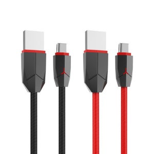 블레이즈 스텔스 고속 충전 데이터 송수신 갤럭시 LED USB C 케이블 더치패브릭 X1
