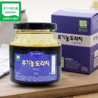 국산 유기농 도라지청 220g 목에 좋은 차 음식 임산부 아기 국내산 오가닉 배도라지청