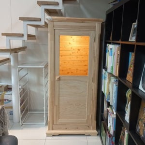 리치하우징 국산 건식사우나 편백나무 가정용 찜질방 홈 개인 1인 원적외선 핀란드 사우나