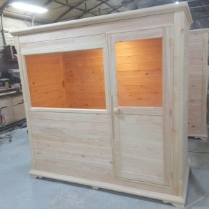 리치하우징 국산 누워서하는 건식사우나 편백나무 가정용 찜질방 홈 개인 핀란드 사우나 1인