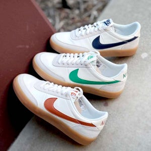 나이키 남성 운동화 제이크루 킬샷 2 레더 네이비 그린 데저트 오렌지 시즌