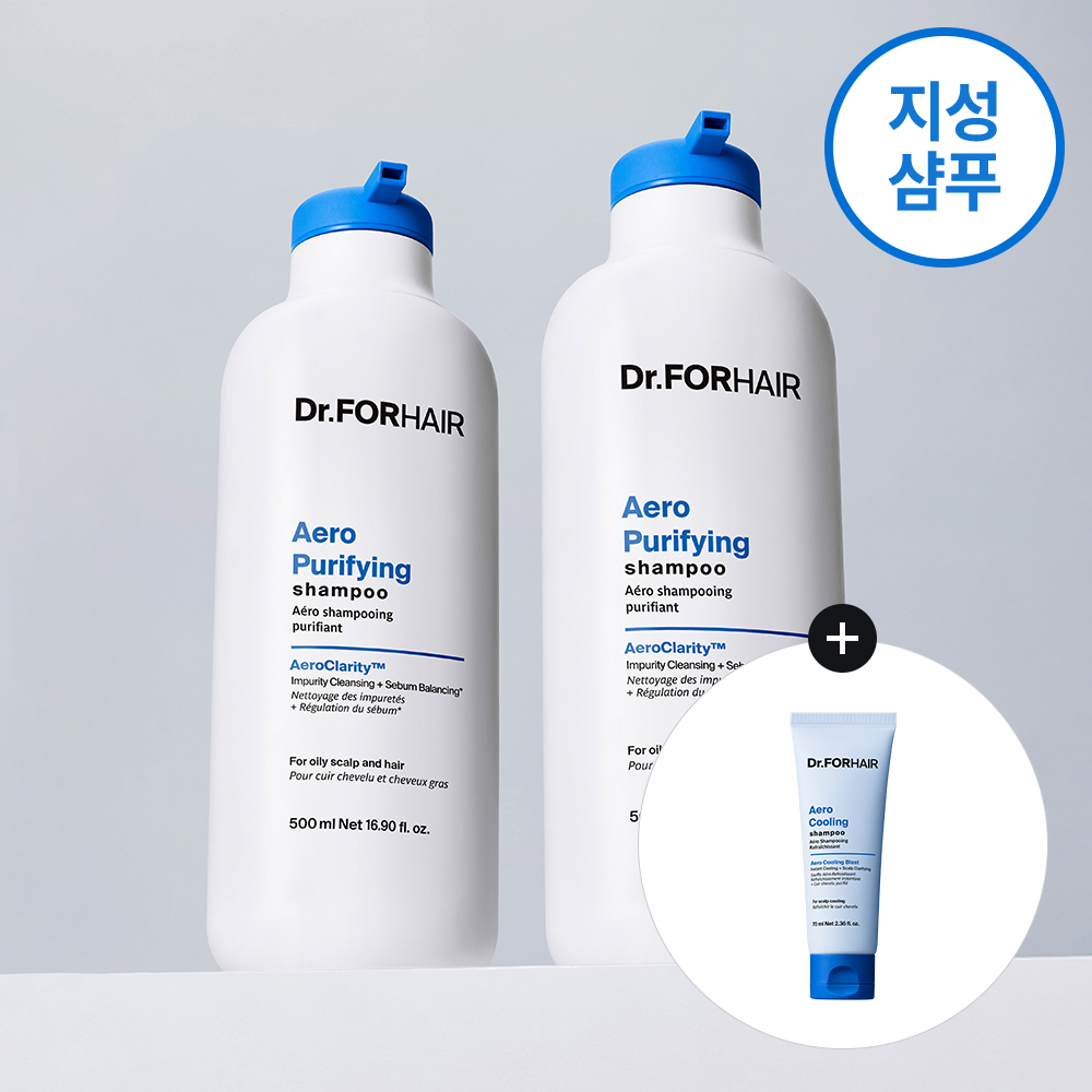 닥터포헤어 지성두피 딥클렌징 샴푸 500mlX2
