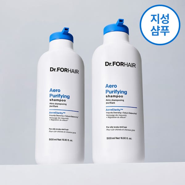 닥터포헤어 지성두피 딥클렌징 샴푸 500mlX2