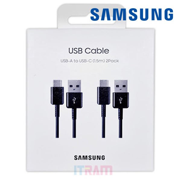 삼성 정품 USB A to C 케이블(2개입) C타입고속충전 안드로이드오토 케이블