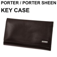 요시다 가방 포터 PORTER SHEEN KEY CASE 열쇠지갑 브라운 110-02923