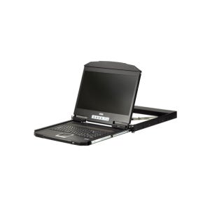 ATEN CL3700NW 1U 싱글 레일 와이드스크린 LCD 콘솔