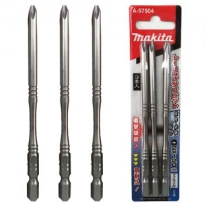 마끼다 단면 토션비트 A-57504(3pcs) PH2 120mm