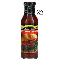 월든팜스 무설탕 케찹 340g x 2통 제로칼로리 무지방 Ketchup