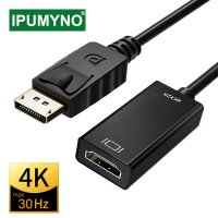 dp to hdmi 4k 1080p 케이블 pc tv 미니 프로젝터 텔레비전 모니터 hp 노트북