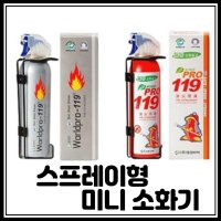 차량용 미니 소화기 휴대용 소형 소화기 주방 간이 소화기