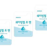 일회용 면도젤 면도거품 쉐이빙젤 도루코 3ml 1개