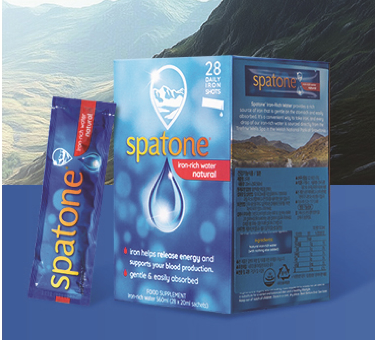 비헴철 액상<b>철분</b>제 스파톤 오리지날 28일팩 26년09월