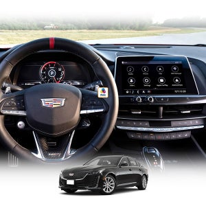 캐딜락 CT5 CT5-V 블랙윙 내비게이션 강화유리 액정보호 필름