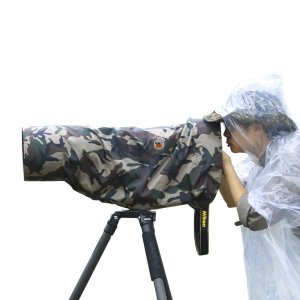 카메라 레인 커버 망원 방수 렌즈 케이스 대형 위장 덮개 XXS