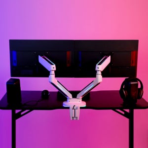 카멜마운트 HMA2D 듀얼 LED RGB 모니터 거치대 모니터암