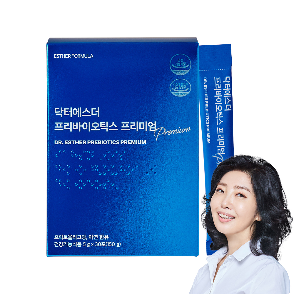 여에스더 닥터에스더 프리바이오틱스 <b>프리미엄</b> 유익균 증식 <b>프락토올리고당</b> FOS 아연