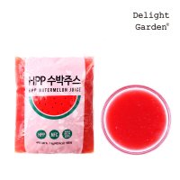 딜라잇가든 HPP 수박주스 1kg 수박100% 땡모반 착즙 주스