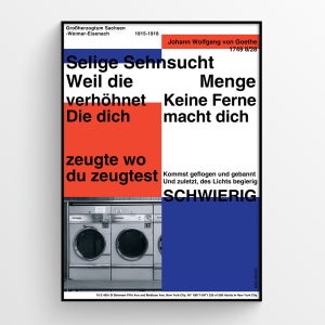 [BIG] 애시드로우 대형액자 Goethe [841x1189mm.A0 Size]