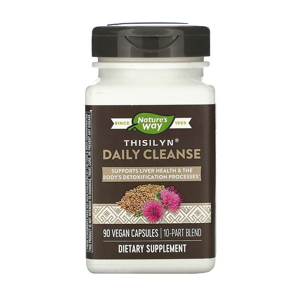 <b>네이처스웨이</b> 실리마린 데일리 <b>클렌즈</b> 6종 식이섬유 함유 90정