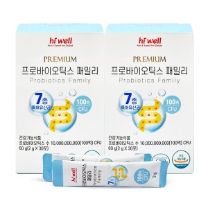 하이웰 100억 프로바이오틱스 패밀리 온가족 유산균 30포, 2개