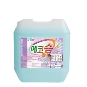 친환경 섬유탈취제 에코숨 대용량 18.75L 살균 냄새제거 대용량 섬유향수 정전기방지제