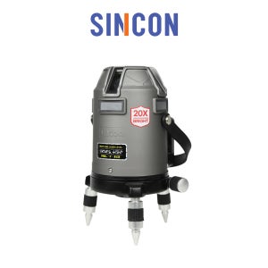 신콘 레이저레벨기 20배밝기 10MW SL-445NP레이저전자식 샤프 자동 레벨기 레드빔