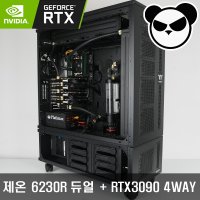 52코어 제온 6230R 듀얼CPU+RTX3090 4WAY딥러닝 서버 개발자용 판다피씨 AI 수냉식 워크스테이션