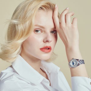 가이거 프리미어 다이아문마스터 커플 워치 GE1204 문페이즈 다이아몬드 사파이어