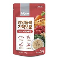 이즈칸 독 기력보충 파우치 (80g) 소고기황태죽