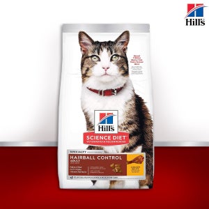 힐스 캣 어덜트 헤어볼 컨트롤 고양이 사료 1.58kg