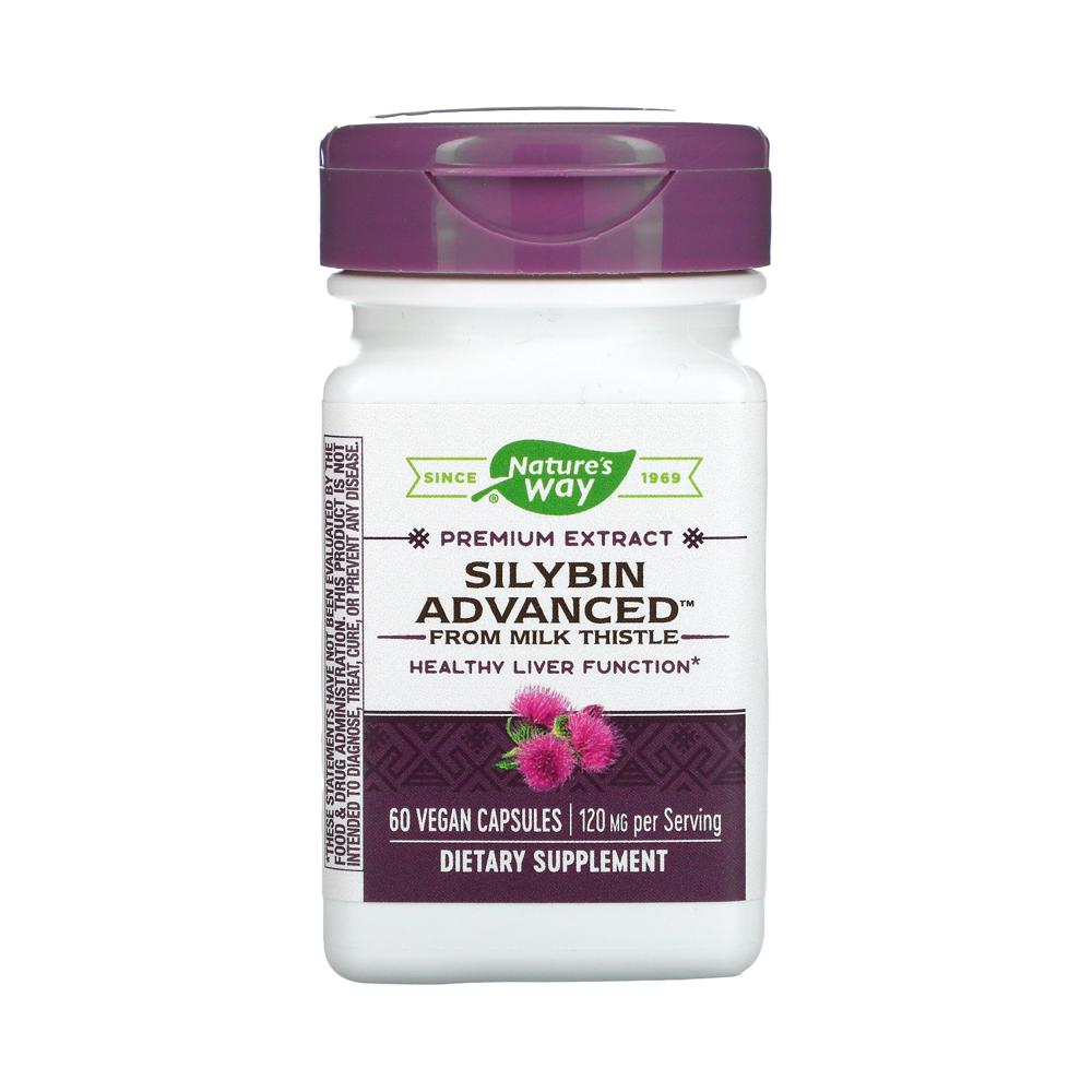 네이쳐스 웨이 프리미엄 <b>밀크씨슬</b> 추출 고급 실리빈 <b>120mg</b> 베지 캡슐 60정 실리마린