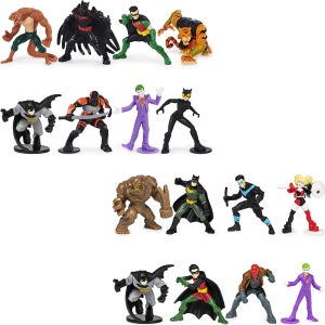 DC코믹스 배트맨 2인치 5cm 스케일 8팩 미니 피규어 장난감 굿즈 인테리어 장식