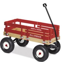 라디오 플라이어 우드 웨건 Radio Flyer 36인치 All-Terrain Steel & Wood Wagon