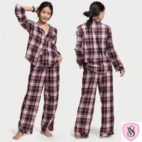 빅토리아시크릿 잠옷 파자마 세트 블랙체크 VICTORIAS SECRET PJ SET