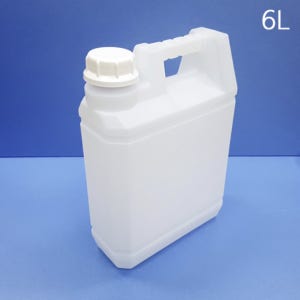 6L직사각말통 반투명 (20개포장 주문상품) 소스통 액젓통 편백수통 세정제통 간장통 약수통