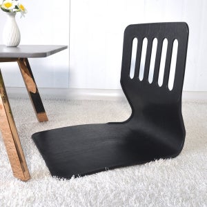 태즈컴퍼니 체어맨 등받이 좌식의자 바닥의자 블랙