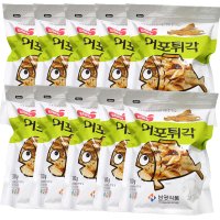 남광식품 어포튀각(100g × 10봉)주전부리 간식용 맥주안주 빠삭이 꾸이맨