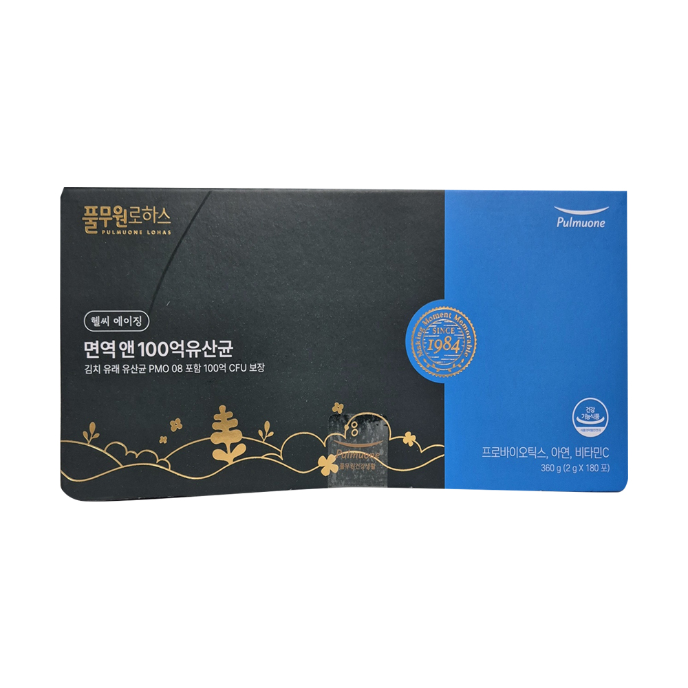 <b>풀무원로하스</b> 100억 면역 유산균 (3개월분) +5만원 상당 병원용 재생크림 50ml 증정